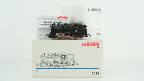 Märklin H0 3032 Dampflok BR 81 010 DB Wechselstrom (vermutlich verharzt)