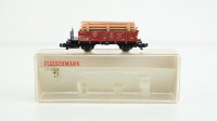 Fleischmann N 8203 Mittelbordwagen mit Bremserbühne...