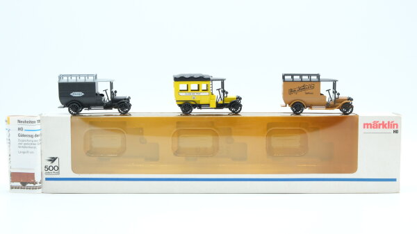 Märklin H0 1898 Oldtimer Wagen Set