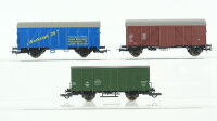 Roco/Sachsenmodelle H0 Konvolut Gedeckte Güterwagen...