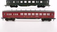 Fleischmann H0 Konvolut Speisewagen "DSG" Personenwagen 2.Kl. Schlawagen "CIWL" Mitteleinstiegwagen 2.Kl. mit Expressgut-Abteil DB/DSG/u.a.