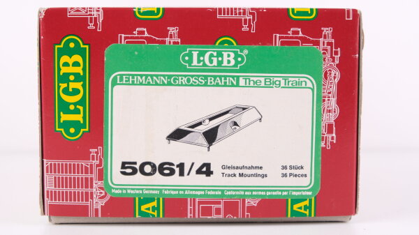 LGB G 5061/4 Gleisaufnahme für Brückenpfeiler 36 Stk. (in OVP)