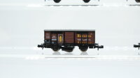 Minitrix N Konvolut Güterwagen Autotransportwagen, gedeckter Güterwagen, gedeckter Güterwagen Bananen mit Reinigungslippe, Feuerlöschwagen Hilfszug, Güterzugbegleitwagen DB, DRG, K.Bay.Sts.B.>>