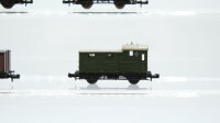 Minitrix N Konvolut Güterwagen Autotransportwagen, gedeckter Güterwagen, gedeckter Güterwagen Bananen mit Reinigungslippe, Feuerlöschwagen Hilfszug, Güterzugbegleitwagen DB, DRG, K.Bay.Sts.B.>>