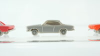 RMM N Konvolut Fahrzeuge 2 PKW BMW grau, 1 PKW BMW orange, 1 PKW BMW lachsrot