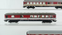 Märklin H0 Konvolut Personenwagen1.Kl. rot-weiss Speisewagen rot-weiss DB (teilw. beleuchtet, ungetestet)