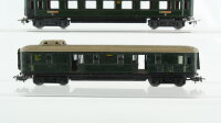 Märklin H0 Konvolut Personenwagen "351" Packwagen "346/4" Postwagen "346/5" Länderbahn