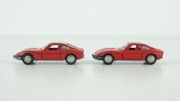Schuco 1:66Konvolut 2 Stück 814 Opel GT 1900 rot
