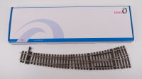 Lenz 45034 Bogenweiche links, Handantrieb (schlechter Zustand) in OVP