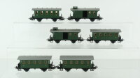 Märklin H0 Konvolut Personenwagen Packwagen 2-chsig grün Länderbahn