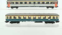 Märklin H0 Konvolut Abteilwagen 1.Kl. 2.Kl. beige-oceanblau Abteilwagen 1.Kl. grau-weiss DB/SNCF
