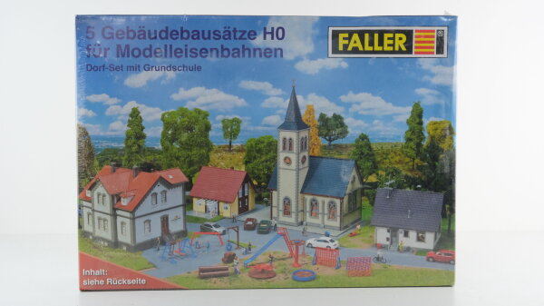 Faller H0 Dorf-Set mit Grundschule
