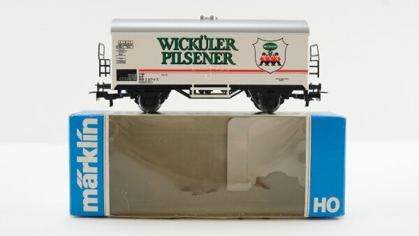 Märklin H0 4422 Bierwagen WICKÜLER (Kühlwagen)  Ichqrs 377 der DB