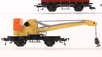 Fleischmann H0 Konvolut Kipploren Kranwagen Niederbordwagen DB/u.a.
