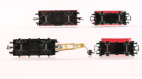 Fleischmann H0 Konvolut Kipploren Kranwagen Niederbordwagen DB/u.a.