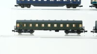 Minitrix N Konvolut Personenwagen 2 x 3.Kl. lang, Reisezugwagen 1.Kl., Reisezugwagen "Touropa" DB, u.a.