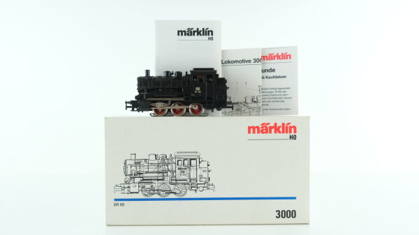 Märklin H0 3000 Dampflok BR 89 006 DB Wechselstrom