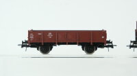 Roco H0 Konvolut Niederbordwagen Klappdeckelwagen mit Bremserhaus DB