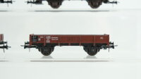 Roco H0 Konvolut Niederbordwagen Klappdeckelwagen mit Bremserhaus DB