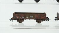 Roco H0 Konvolut Niederbordwagen Klappdeckelwagen mit Bremserhaus DB