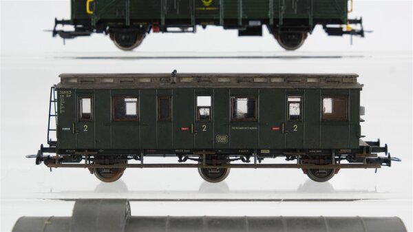 Fleischmann H0 Konvolut Packwagen Abteilwagen 2.Kl. Postwagen DB