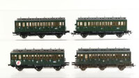 Fleischmann H0 Konvolut Personenwagen 4 x Abteilwagen...