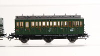 Fleischmann H0 Konvolut Personenwagen 4 x Abteilwagen 3.Kl. "Köln" DRG (Kupplungen fehlen teilweise)