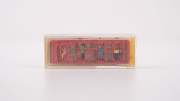 Preiser N 9053 Marktstand mit 4 Figuren
