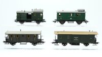 Fleischmann H0 Konvolut Personenwagen 2 x Postwagen, 2 x...