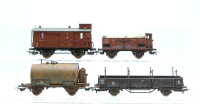 Unbekannt H0 Konvolut Hochbordrungenwagen Kesselwagen mit...