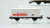 Märklin H0 Konvolut Containertragewagen "DB Hapag-Lloyd Märklin" DB