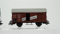 Märklin H0 Konvolut Kühlwagen mit Bremserhaus "Persil Seefische" Gedeckter Güterwagen "Stückgut-Schnell-Verkehr" Niederbordwagen DR