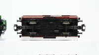 Märklin H0 Konvolut Kühlwagen mit Bremserhaus "Persil Seefische" Gedeckter Güterwagen "Stückgut-Schnell-Verkehr" Niederbordwagen DR
