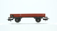 Märklin H0 Konvolut Niederbordwagen Niederbordwagen mit Ladung (Kies Fässer) DB