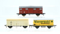 Fleischmann H0 Konvolut Gedeckte Güterwagen...