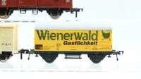 Fleischmann H0 Konvolut Gedeckte Güterwagen Kühlwagen "Wienerwald" DB/FS