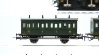 Jouef H0 Konvolut Abteilwagen 1./2.Kl. Packwagen mit Bremserhaus Länderbahn