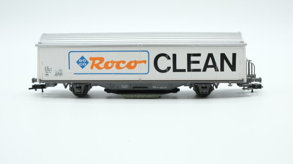 Roco H0 46400 Schienenreinigungswagen (Roco Clean, Wagenkasten in Weiß, neutral) SBB/CFF