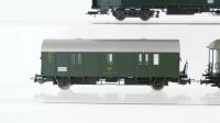 Roco/Liliput/Piko H0 Konvolut Abteilwagen 1.Kl. 4-achsig Personenwagen 2.Kl 4-achsig Personenwagen mit Bremserbühne 1.Kl. 2-achsig Postwagen DB/DP