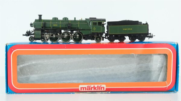 Märklin H0 3092 Dampflok BR Reihe S 3/6 3673 K.Bay.Sts.E. Wechselstrom (ohne Inlay)