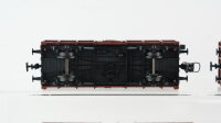 Trix H0 Konvolut Hochbordwagen Gedeckter Güterwagen Kesselwagen "Shell" DB (diverse Abbrüche vorhanden)