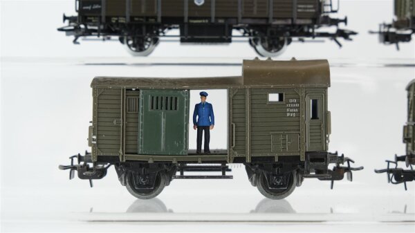 Märklin H0 Konvolut Personenzugbegleitwagen Postwagen mit Bremserhaus DB/u.a.