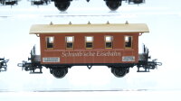 Märklin H0 Konvolut "Schwäbsche Eisenbahn" Personenwagen braun Länderbahn