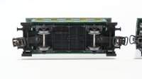 Märklin H0 Konvolut Personenwagen mit Bühne 3.Kl. braun Personenwagen mit Bühne 2.Kl. grün Packwagen Länderbahn
