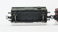 Liliput/Lima H0 Konvolut Hochbordwagen Gedeckter Güterwagen braun Gedeckter Güterwagen grün DB/FS