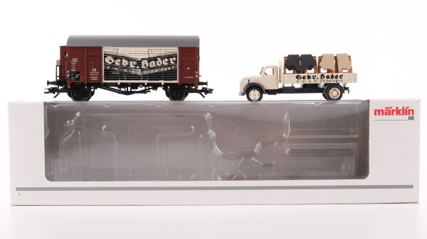 Märklin H0 48111 Museumswagen 2011 GEBR. BADER Gms 30 der DB
