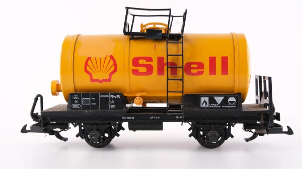 LGB G Kesselwagen "Shell" RhB (stark verschmutzt)