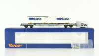 Roco H0 66620 Containertragwagen mit 2 Containern Cargo Domino SBB CFF FFS Cargo