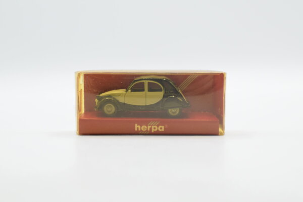 Herpa H0 3081 Citroen 2 CV Charleston weiß/schwarz