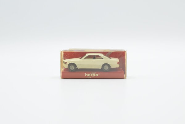 Herpa H0 2087 Mercedes-Benz 560 SEC weiß/hellgrau